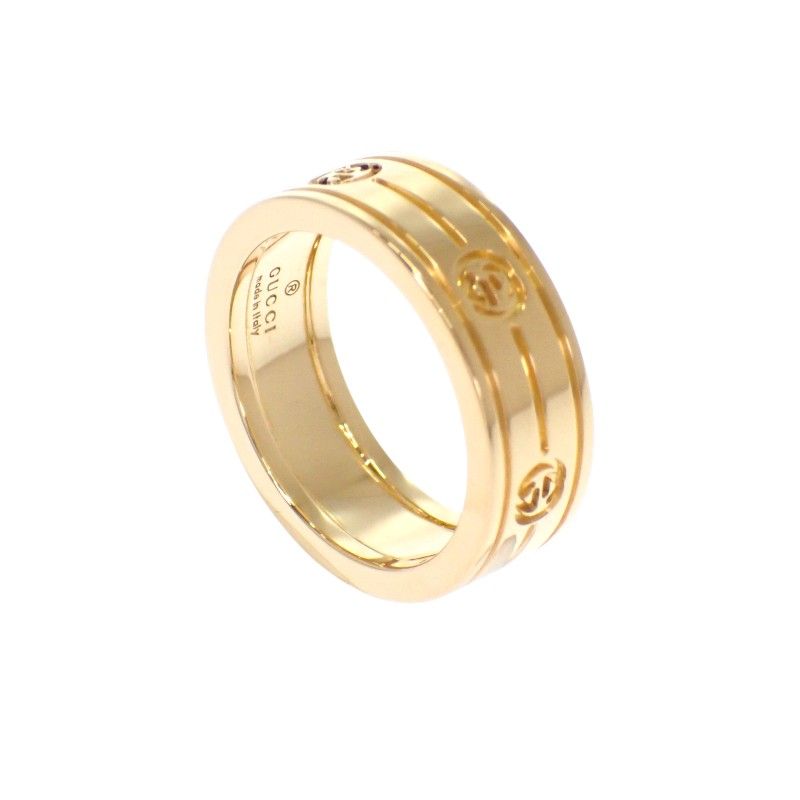 Gucci Interlocking Ring 18K Yellow Gold — view 2