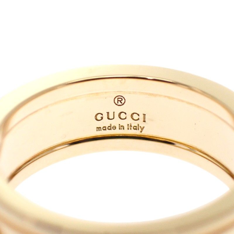Gucci Interlocking Ring 18K Yellow Gold — view 6