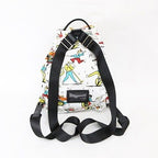 Prada Backpack All Over Pattern Nylon White — view 2