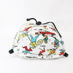Prada Backpack All Over Pattern Nylon White — view 4