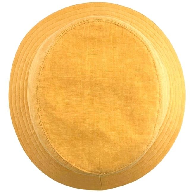 Hermes Bucket Hat Orange Yellow Cleaned — view 3