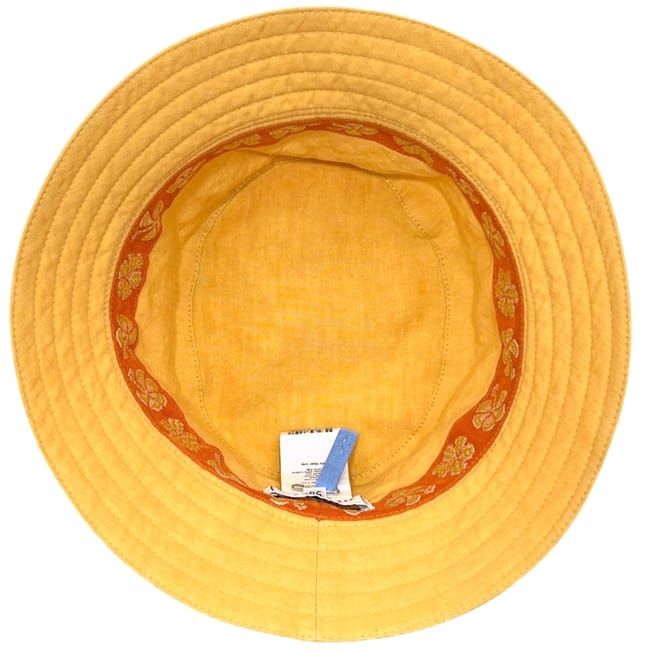 Hermes Bucket Hat Orange Yellow Cleaned — view 4