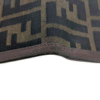 Fendi Trifold Wallet Khaki Brown Zucca — view 9