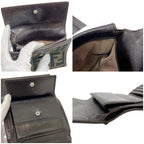 Fendi Trifold Wallet Khaki Brown Zucca — view 5