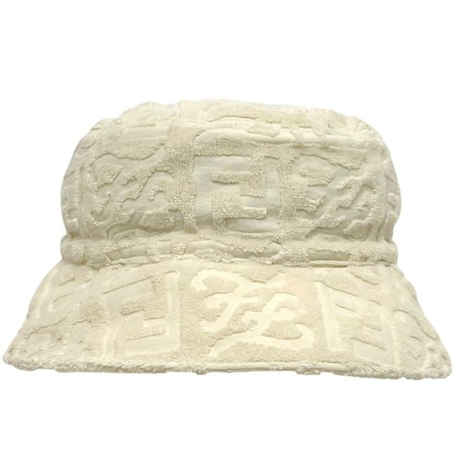 Fendi Bucket Hat White Zucca — view 5