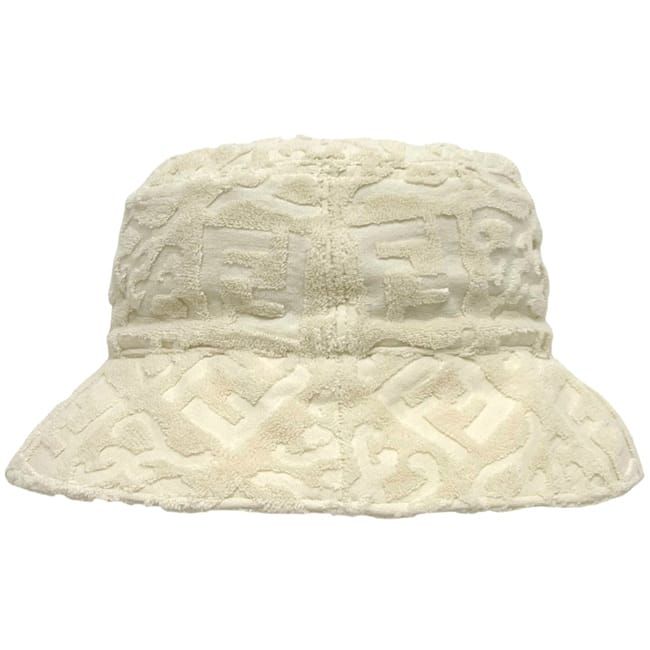 Fendi Bucket Hat White Zucca — view 6