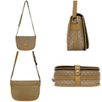 Celine Shoulder Bag Beige Macadam Leather — view 2