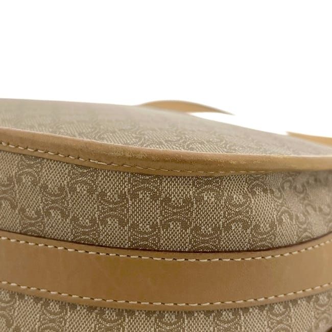 Celine Shoulder Bag Beige Macadam Leather — view 7