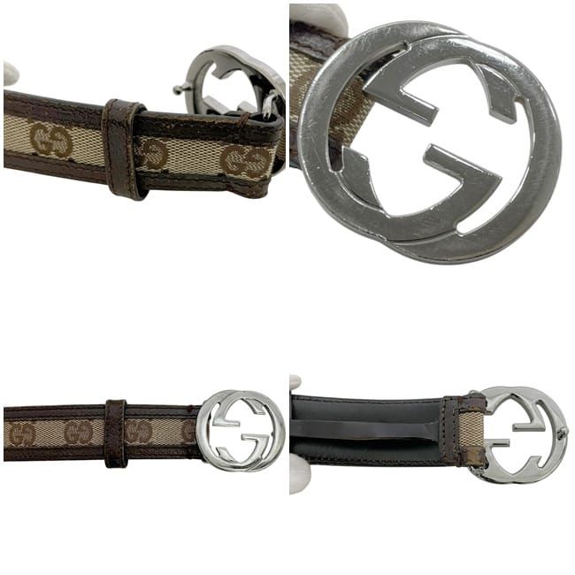 Gucci Belt Beige Brown — view 4