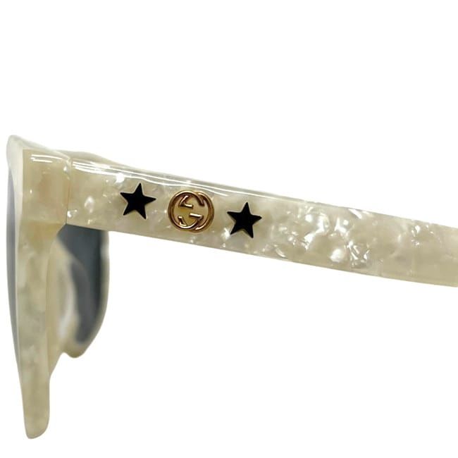 Gucci Sunglasses Shell White Black — view 5