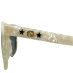 Gucci Sunglasses Shell White Black — view 5