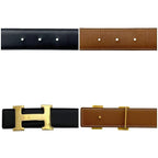 Hermes Belt Black Camel Brown Gold — view 3