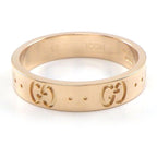 Gucci Ring Icon Slim GG Logo 18K Pink Gold — view 2