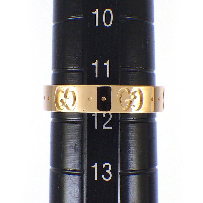 Gucci Ring Icon Slim GG Logo 18K Pink Gold — view 8