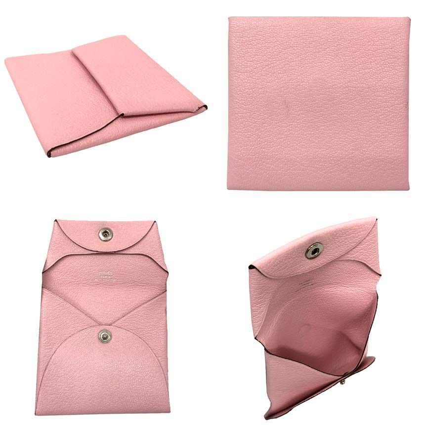 Hermes Bastia Coin Case Porte Monnaie Purse Rose Sakura Pink — view 2