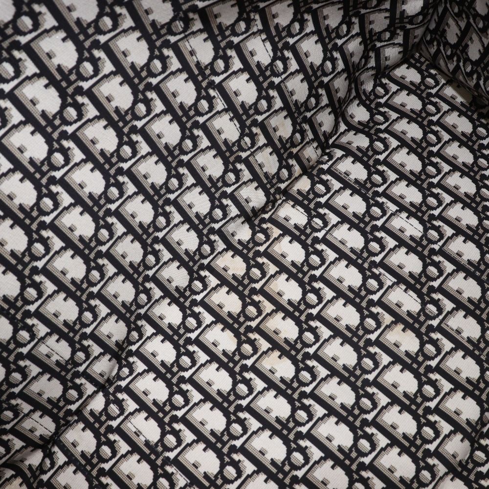 Dior Tote Check Cotton Black White — view 7