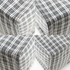 Dior Tote Check Cotton Black White — view 4