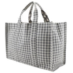 Dior Tote Check Cotton Black White — view 2