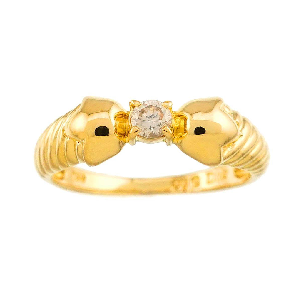 Dior Ring Diamond 18K YG Yellow Gold — view 2