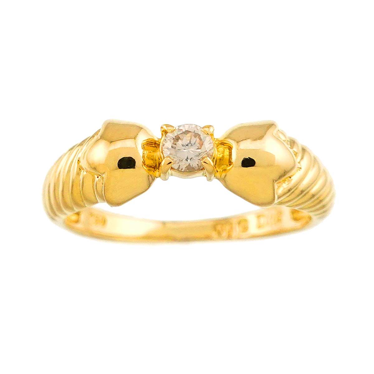 Dior Ring Diamond 18K YG Yellow Gold — view 2