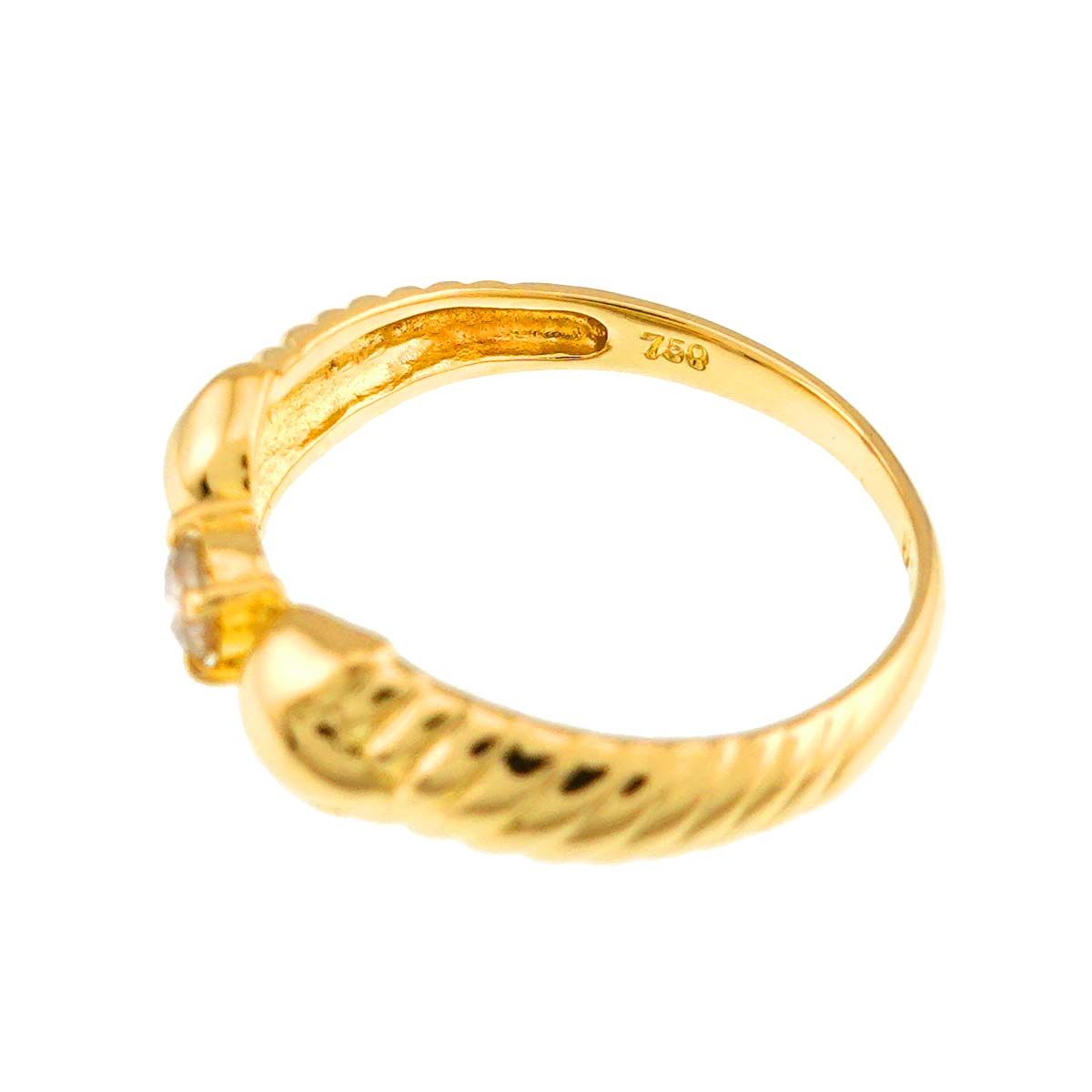 Dior Ring Diamond 18K YG Yellow Gold — view 5