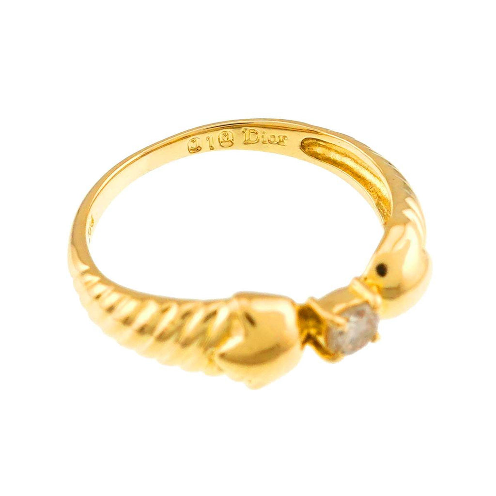 Dior Ring Diamond 18K YG Yellow Gold — view 4