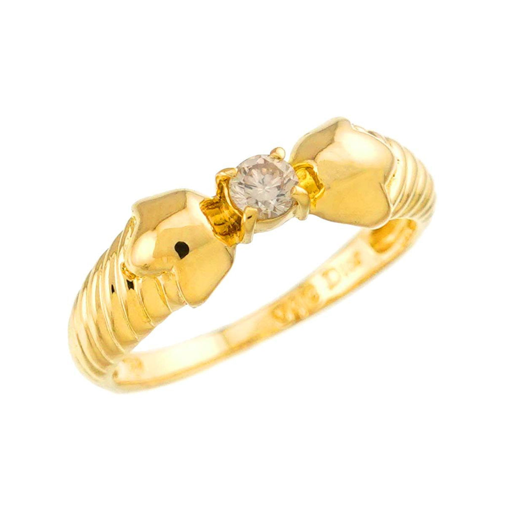 Dior Ring Diamond 18K YG Yellow Gold — view 6