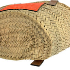 Loewe Basket Anagram Small Tote Brown Orange — view 7