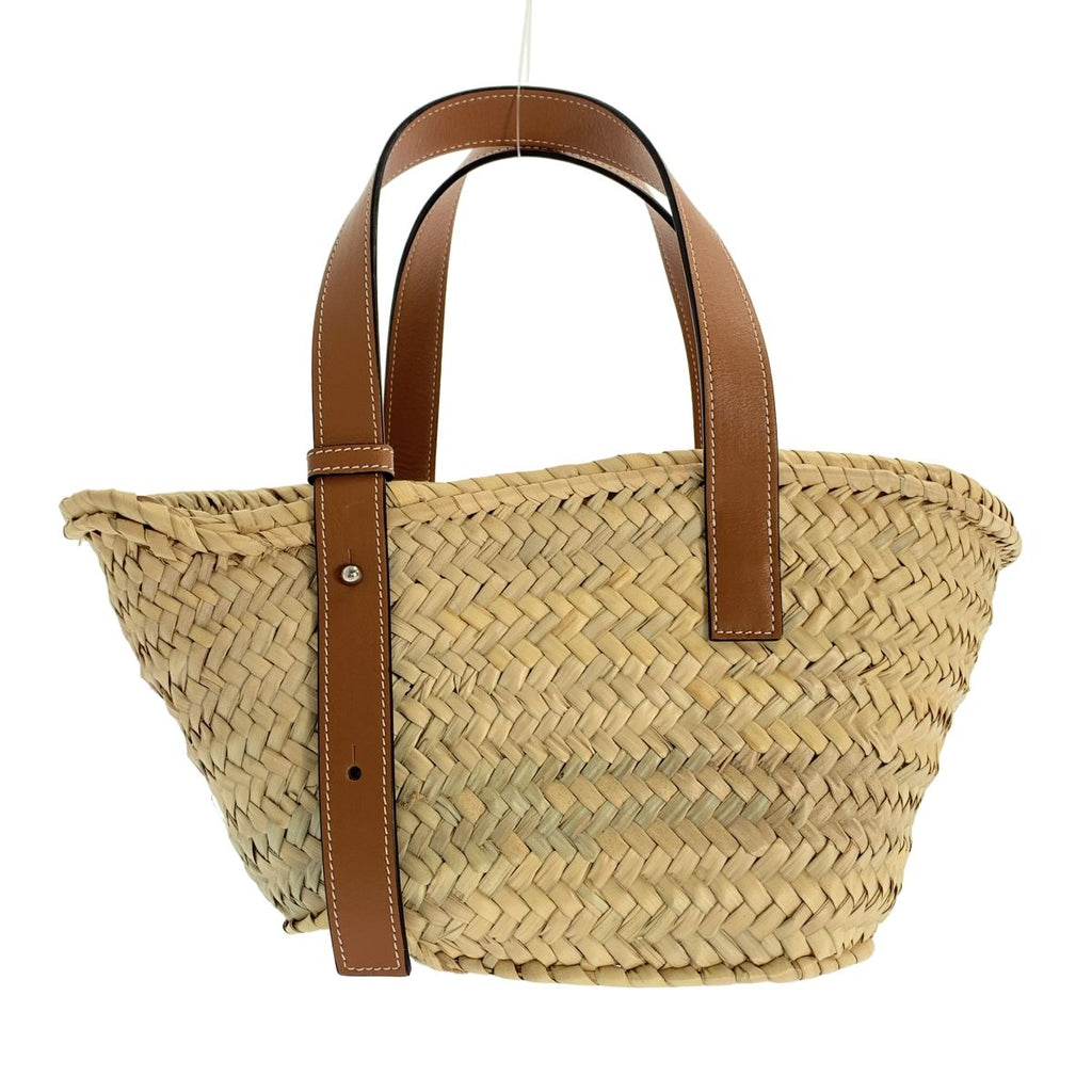 Loewe Basket Anagram Small Tote Brown Orange — view 2