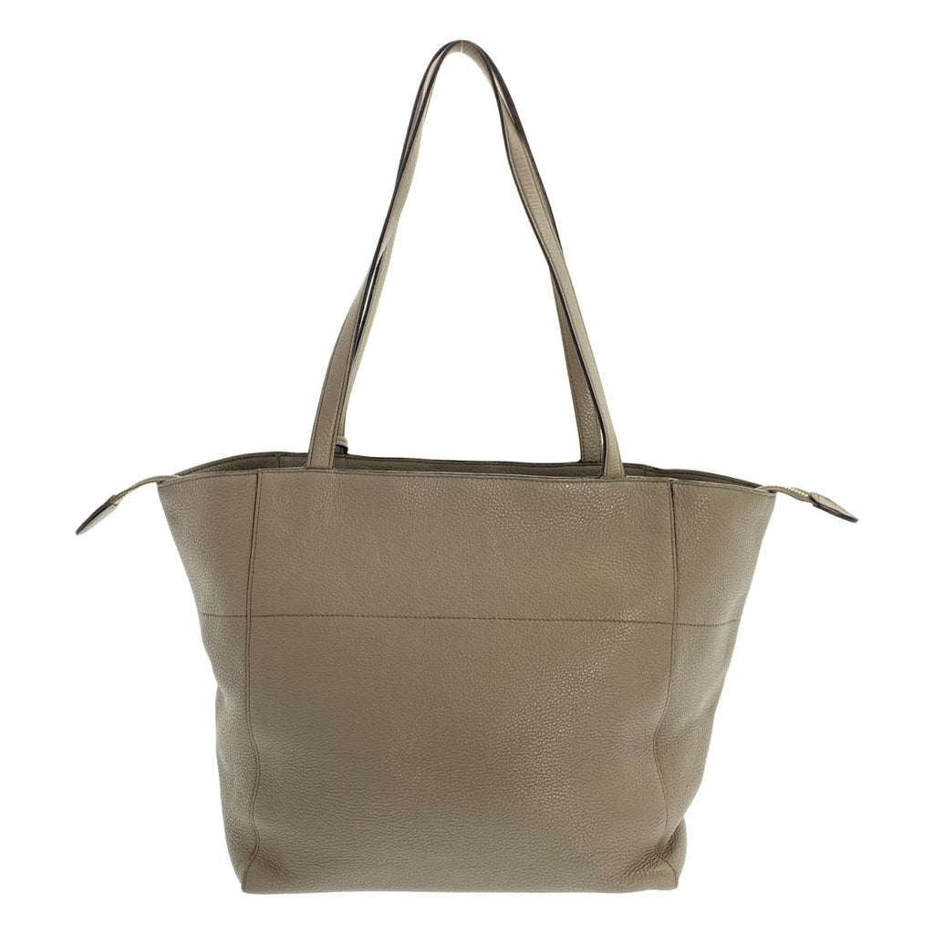 Prada Argilla Leather Tote Gray — view 2