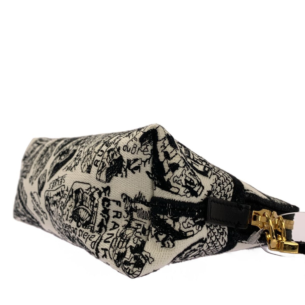 Dior Plan de Paris Pouch Black White — view 7