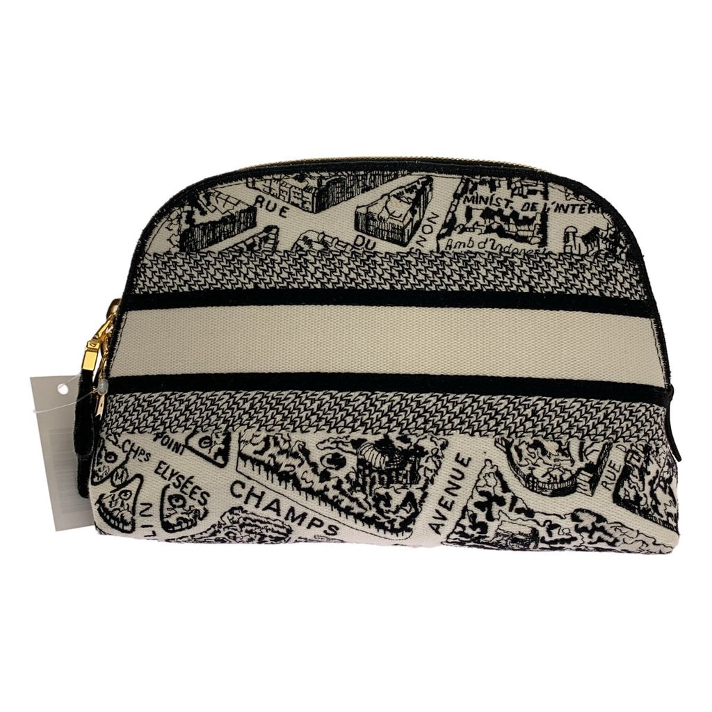Dior Plan de Paris Pouch Black White — view 2
