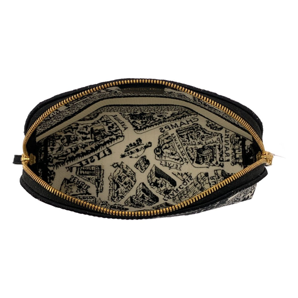 Dior Plan de Paris Pouch Black White — view 3