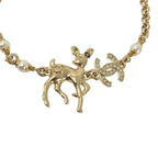 Chanel Bambi CC Logo Chain Bracelet Gold — view 6