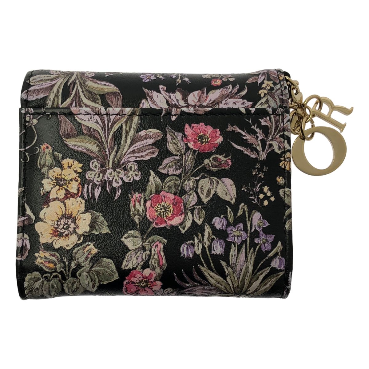 Dior Lotus Flower Wallet Trifold Handbag — view 2