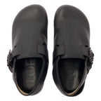 Loewe Ease Leather Anagram Clog Sandals 40 Black — view 4
