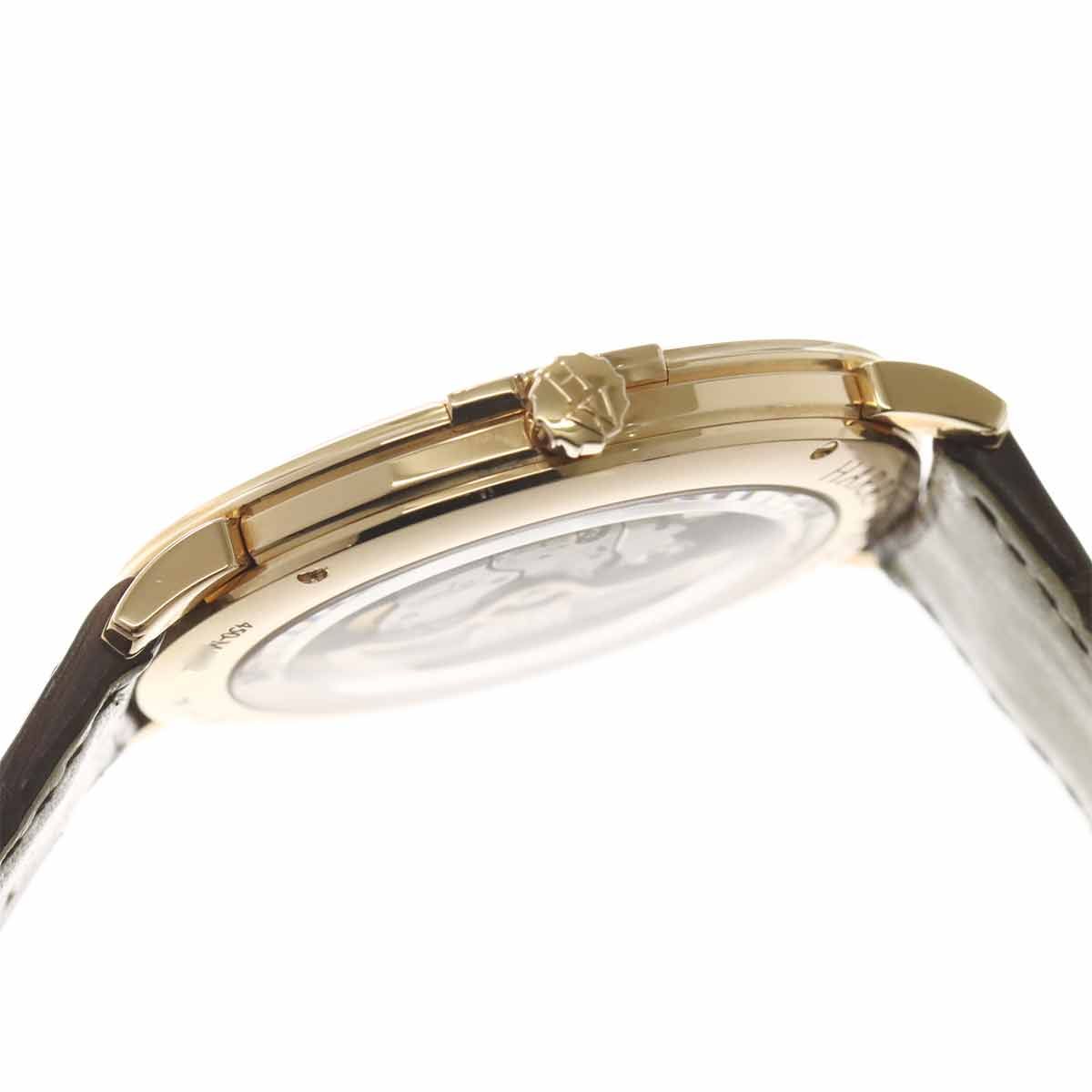 Harry Winston Midnight 450 Watch Date Silver 18K Pink Gold — view 4