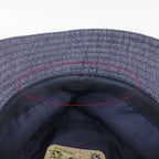 Hermes Bucket Hat Bob Eden 57 Denim Navy — view 8
