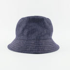 Hermes Bucket Hat Bob Eden 57 Denim Navy — view 2