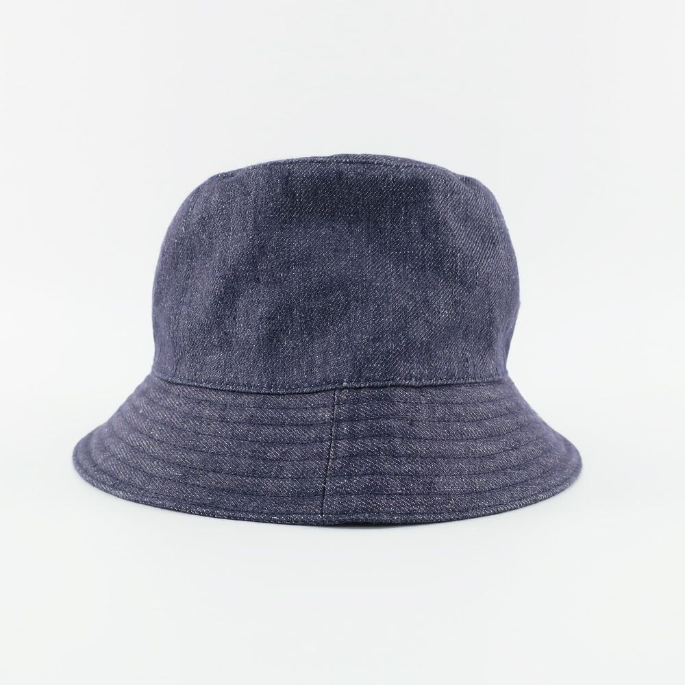 Hermes Bucket Hat Bob Eden 57 Denim Navy — view 2