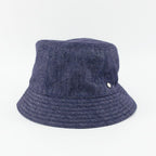 Hermes Bucket Hat Bob Eden 57 Denim Navy — view 4