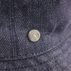 Hermes Bucket Hat Bob Eden 57 Denim Navy — view 5