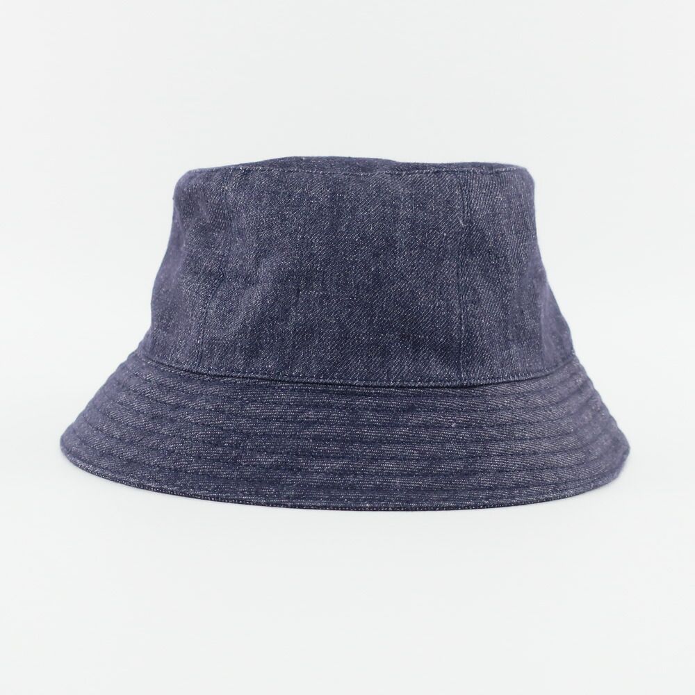 Hermes Bucket Hat Bob Eden 57 Denim Navy — view 3