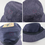 Hermes Bucket Hat Bob Eden 57 Denim Navy — view 9