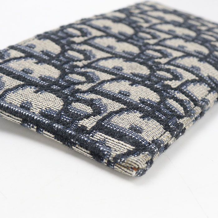 Dior Chain Pouch Small Saddle Wallet Canvas — view 7