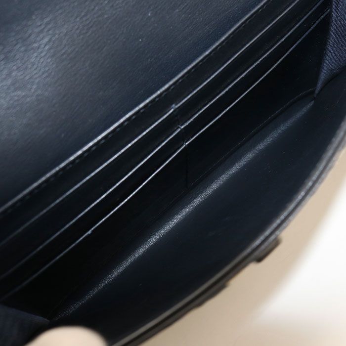 Dior Chain Pouch Small Saddle Wallet Canvas — view 4
