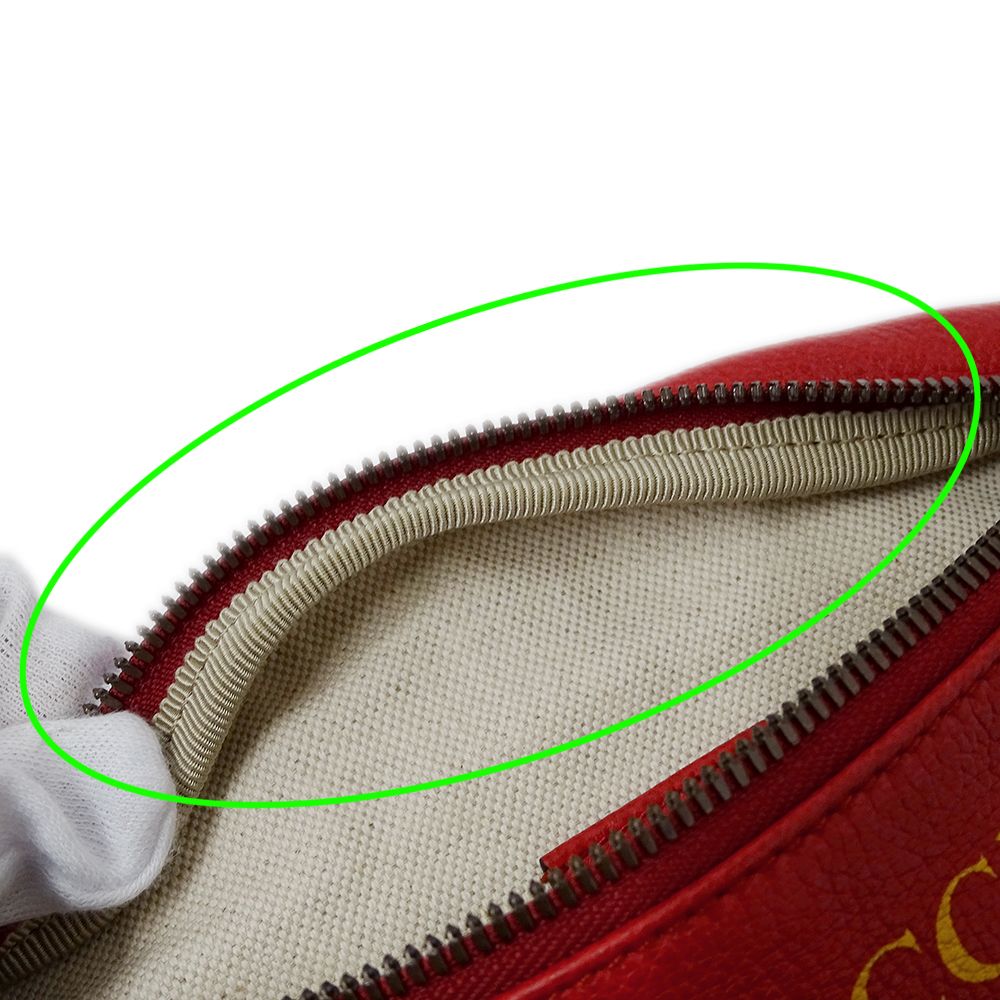 Gucci Belt Bag Sherry Leather Red — view 7