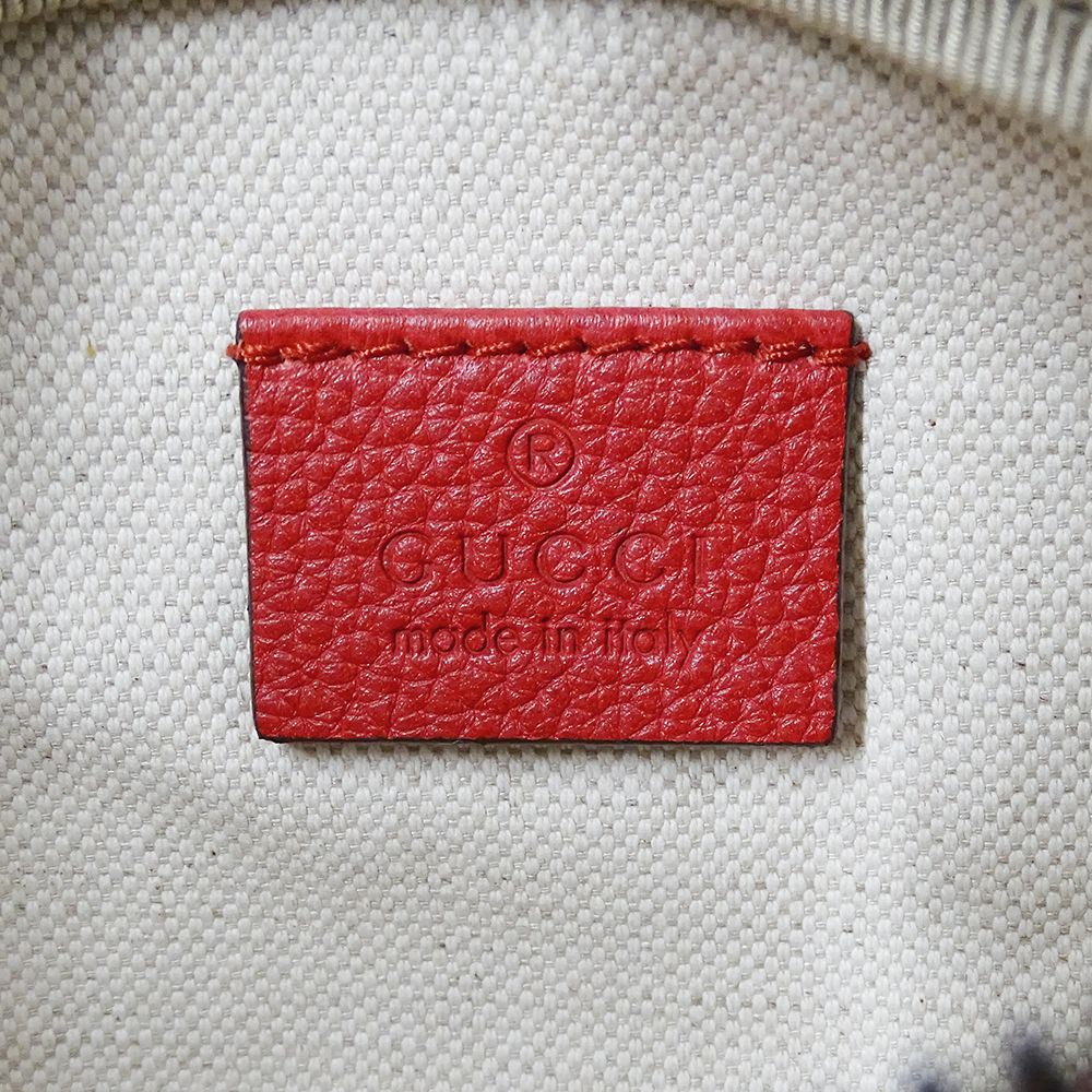 Gucci Belt Bag Sherry Leather Red — view 6
