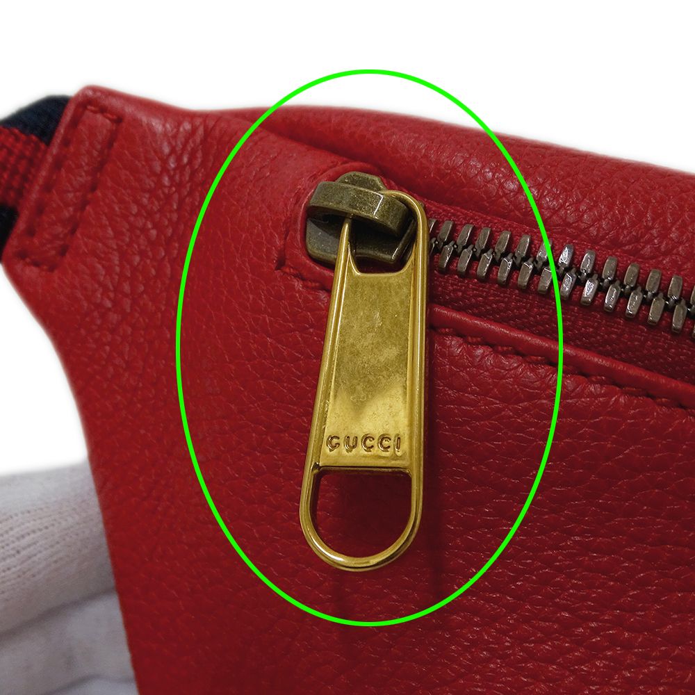 Gucci Belt Bag Sherry Leather Red — view 8