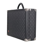 Louis Vuitton Monogram Eclipse Coteville 50 Personal Trunk Case Bag Black — view 3